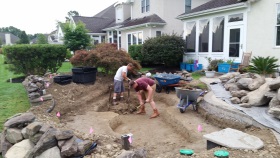 Flexible liner installation