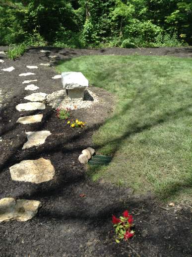 The landscape is restored to its original beauty