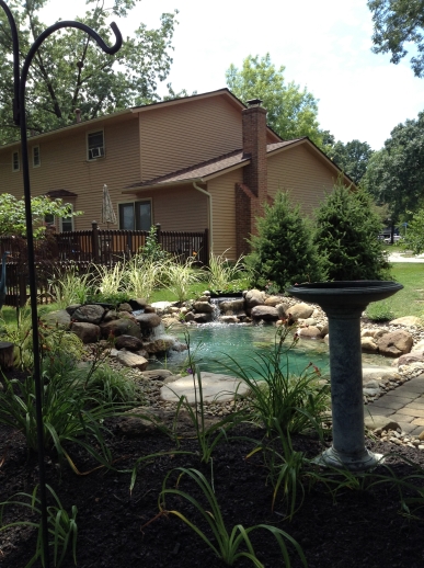 Landscaping complete