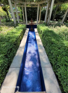 Liner replaced in the waterfall catch basin