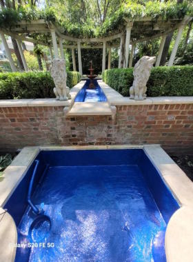 Fountain pump replaced and restored to working order